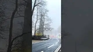 Oxford Misty Morning Walk Part 1 #travel #oxford #walkthrough #walking #steps #asmr