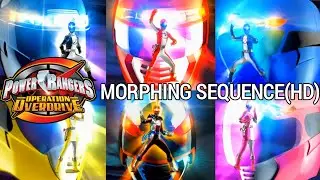 Power Rangers Operation Overdrive Morph Sequence (HD)