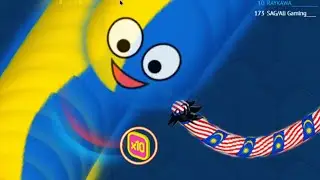 WORMATE.IO - Один из суперпростых трюков для хедшота 👌 | Весёлый геймплей и монтаж 😈 | Ali Gaming |