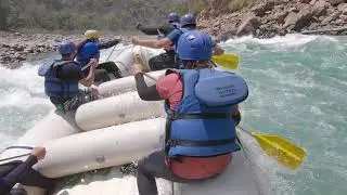 Rishikesh River Rafting Accident | rescue/survived with help of instructor | True Survival