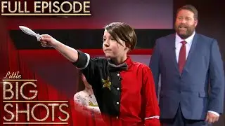 World's Youngest Professional Knife Thrower 🔪 | Season 1 Episode 3 | Little Big Shots AU