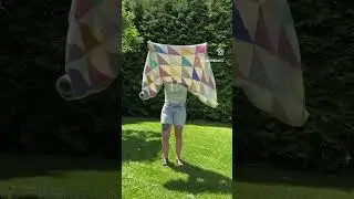 today i finished my Sweet Shop Blanket!