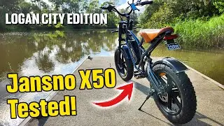 Jansno X50 E-bike &ndash; Riding Around Logan City | Honest Ride Experience