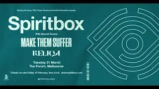 Reliqa - Safety ft Sean Harmanis of Make Them Suffer (Live at Forum Melbourne 21/03/23)