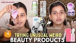 Testing Viral & *WEIRD* Skincare Products 🧪 (Hits & Misses!) | Aashi Adani