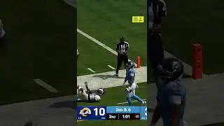 Elic Ayomanor with an OUTRAGEOUS one-handed catch for Tennessee Titans vs Los Angeles Rams 👀🇨🇦
