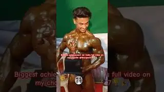 Mr. India 2025 placing top 5 IBBF #ibbf #bodybuilding #champion #mrindia