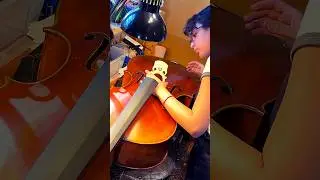 In The Workshop 🎻👀 #cello #instruments #luthier