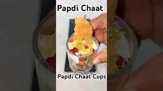 Papdi Chaat Recipe| Mini Cup Papdi Chaat Recipe #shortsfeed #shorts #indianrecipes #party #partyfood