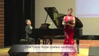 Juliet Petrus, Soprano, Spring Nostalgia  春思曲    By Huang Zi  黄自