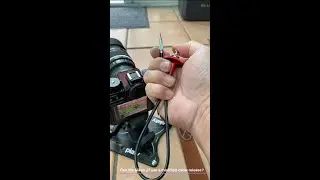Nikon Zf with a Monster Adapter and a modified cable release