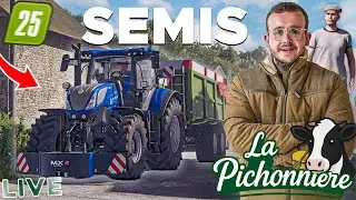 🔴LES PREMIERS SEMIS EN MULTI ! | LA PICHONNIÈRE #03 | FARMING SIMULATOR 25