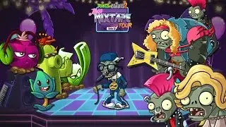 Plants Vs Zombies 2 - Neon Mixtape Tour All Levels (1 - 16) All New Plants