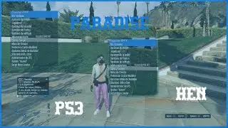 MOD MENU SPRX PARADISE :O GTA 5 ONLINE - PS3 HEN - HFW