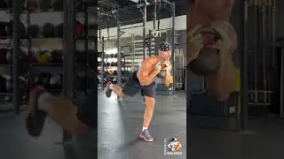 Kettlebell Goblet Good Morning with Kick Back