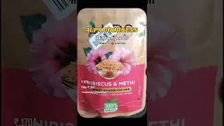 Alps hibiscus & methi powder review #alps #hibiscushairpack #trending