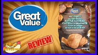 &hearts;Great Value Malt Vinegar & Sea Salt Kettle Cooked Chips | Food Review&hearts;-Nov 5th 2019