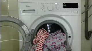 Synthetics rapid 40 degrees program Whirlpool Primo 1406 UM washing machine test example movie #214