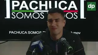 Conferencia de prensa con Christian Rivera de Pachuca previo a enfrentar al América 