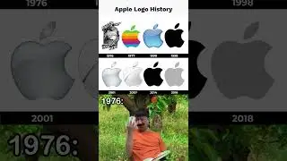 Apple logo history #shorts
