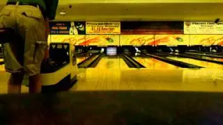 Bowling a game at mike aulby's arrowhead bowl