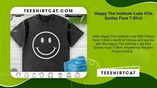 Happy The Institute Luke Ellis Smiley Face T-Shirt
