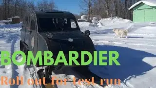 PULL OUT of SHOP to TEST RUN BOMBARDIER 1961 Narrow Gauge