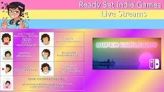Ready Set Indie Games Live Streams: Super Cable Boy (Switch) - Photo Sensitivity Warning