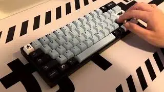 GK64 with Akko CS Rose Reds Typing Test! (ASMR)