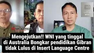 Mengejutkan!! WNI yang tinggal di Australia Bongkar kursus bahasa Inggris Gibran di Sydney