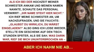 Meine Eltern verbannten mich von der Hochzeit – bis sie mein „Geschenk“ öffnete und schrie