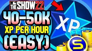 GLITCHY 40-50K XP PER HOUR! Fastest Way To Finish The Sizzling Summer Program! MLB The Show 22