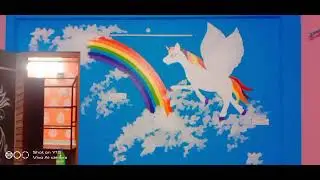 Rainbow in the sky 🌈#short#art 