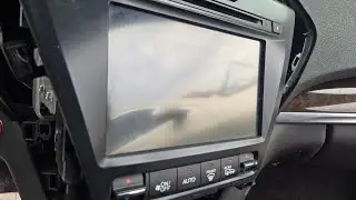 2017 Acura MDX Radio Screen Removal 