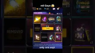 one spin me me mil Gaya new event entry #freefire #youtubeshorts #shortsviral #reels #ytshorts