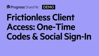 Frictionless Client Access: One-Time Codes & Social Sign-In
