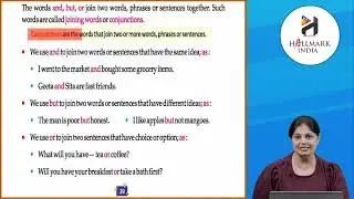 Ch 16 | Hallmark India | Grammar | Class 1 | Joining Words | For children