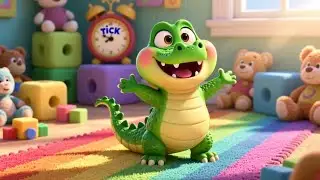 The Tick Tock Croc Loves the Clock | Fun Time Rhyme for Kids | Nursery Rhymes & Songs for Children