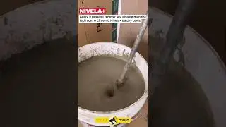 COMO DEIXAR SEU PISO PERFEITO? Autonivelante Nivela+ #shorts #acabamento #obra