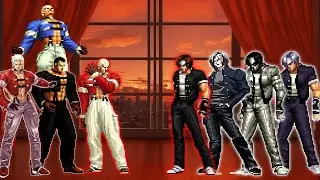 [Mugen KOF] Yashiro Nanakase TEam vs Kyo Kusanagi Team