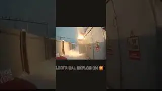 electrical explosion 💥 in panels #machine #shortvideo #shortvideo