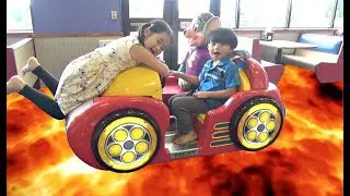 The Floor is Lava Challenge and Family Fun Time at Chuck E Cheese
