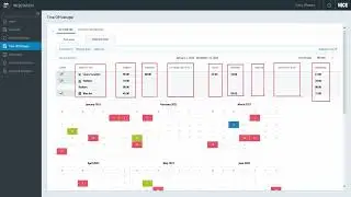 Agent Experience in Web Station for a Time Off Manager