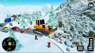 Real Heavy Excavator Simulator Game2021  ||  Snow Crane Game. || #Cranegame