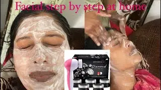 Facial in home | facial steps by step | easy way to facial | #facialathome #stepbystep #facial