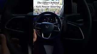 Power Steering vs NoN Power Steering #trending #mahindra #xuv700 #experiment #automobile
