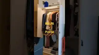 ORGANIZE & CUSTOMIZE YOUR WARDROBE! IKEA PLATSA + PULL-OUT BASKET! @ikea #wardrobe #organization
