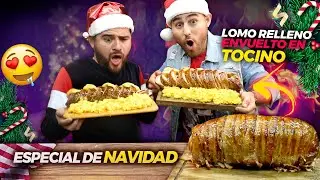 PREPARANDO LA CENA NAVIDEÑA 🎄🥓 (Lomo Relleno) | Especial de navidad
