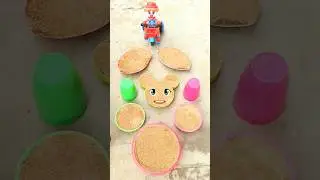 🍌OMG Amazing surprise as soon as the Sand Cup Cake breaks 🫒 #shortsfeed​ #youtube​ #viral​
