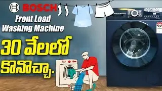 Bosch Front Load Washing Machine Full Review| Unboxing, Installation ,Full Demo & Full Features 